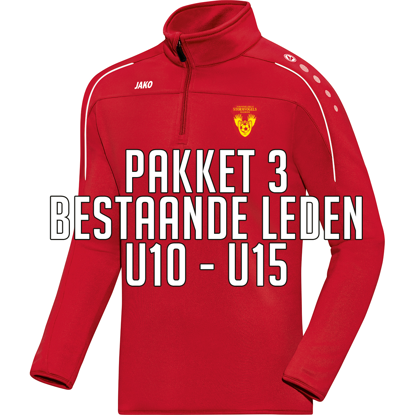 Afbeeldingen van PAKKET 3 BESTAANDE LEDEN: U10 - U15