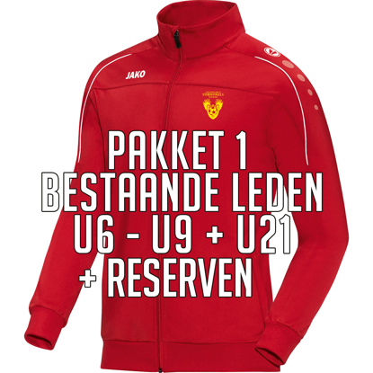 Afbeeldingen van PAKKET 1 BESTAANDE LEDEN: U6 - U9 + U21 + RESERVEN